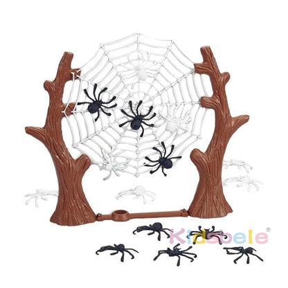 Interactive Board Game Jumping Spider for Children and Adults – Family Fun, Non-Toxic, 2 to 4 Players, Compact 33x30x6 cm