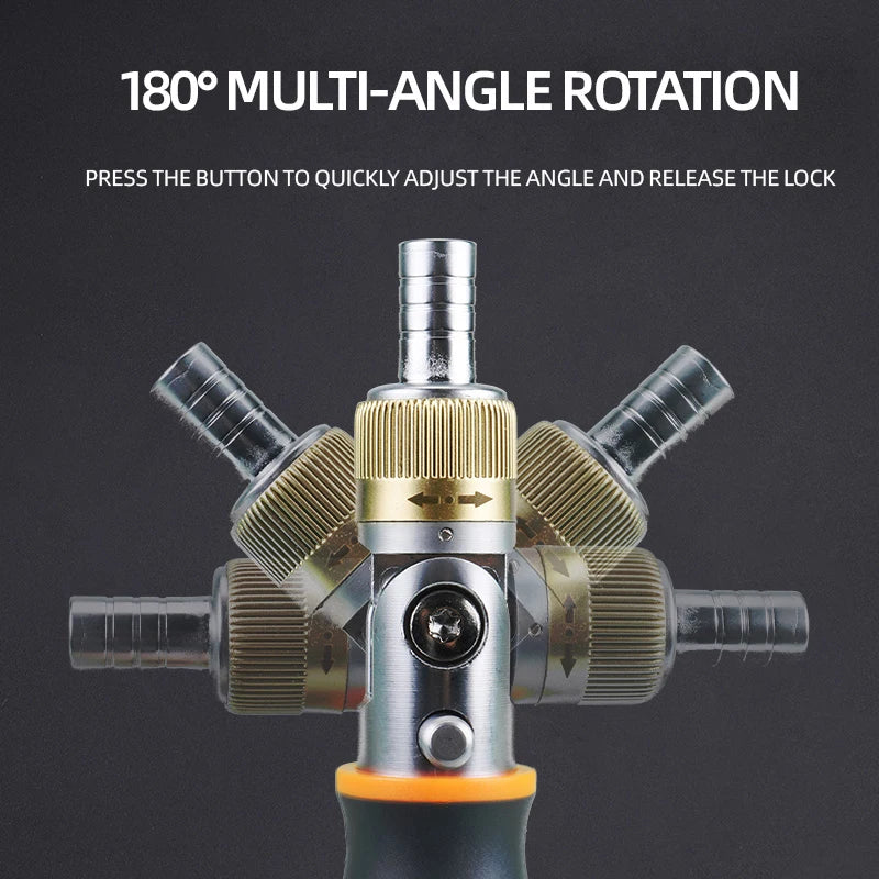 Ergonomic Multifunctional Screwdriver Set with 53 CRV Steel Bits for DIY and Home Repairs