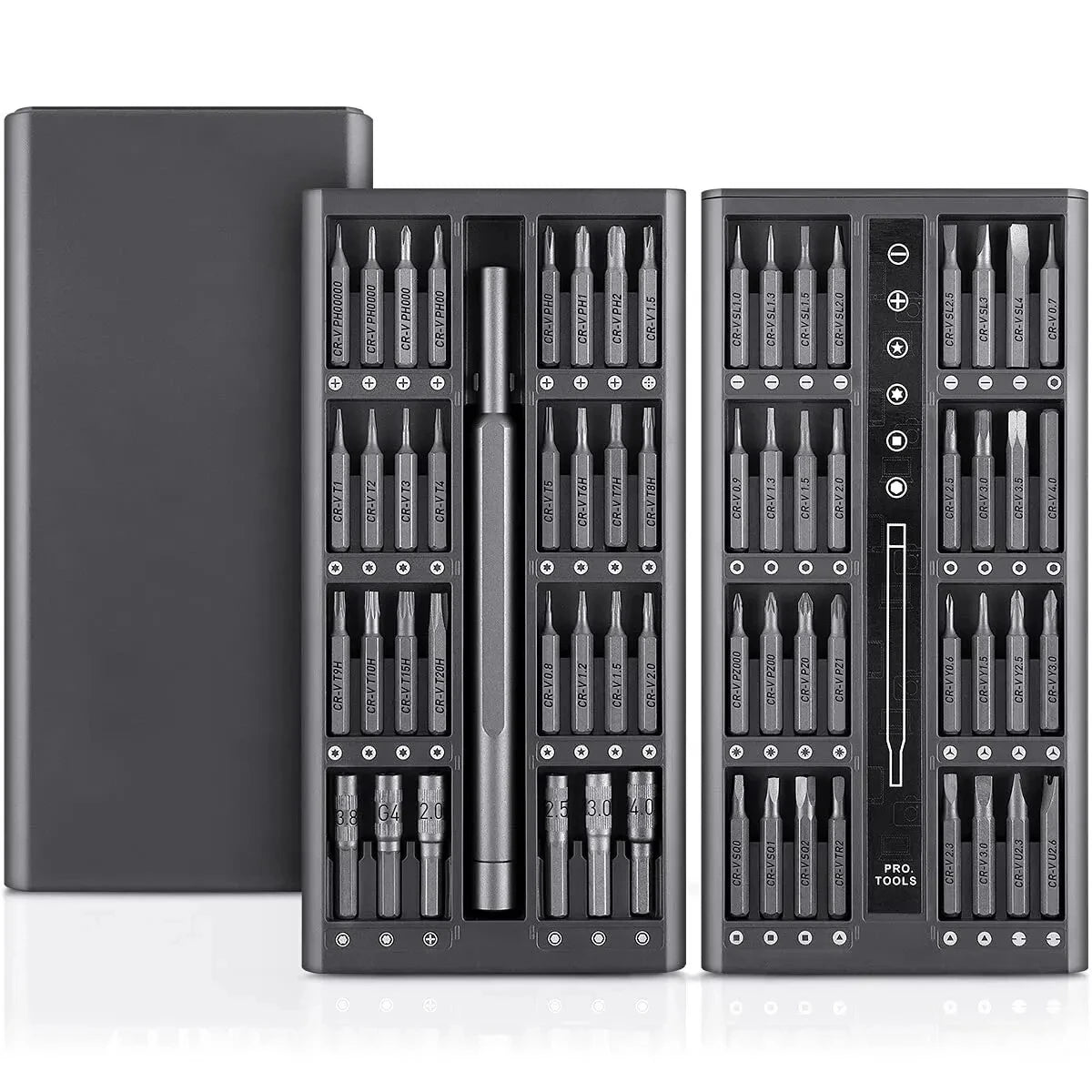 Precision Screwdriver Set 63 in 1 with Magnetic Bits – Versatile Repair Tools in CR-V Alloy
