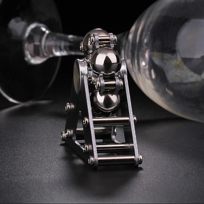 Metal Anti-Stress Toy - Compact Large Wheel Fidget Spinner, Durable and Tactile for Stress Relief