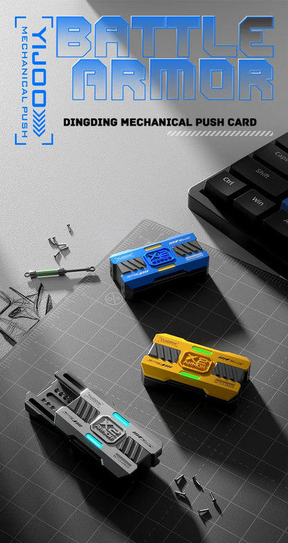 Compact Luminous Metal Fidget Toy for Stress Relief and Concentration Improvement