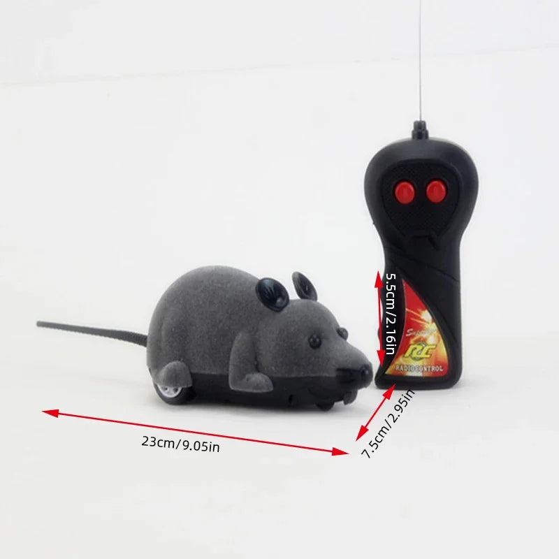 Jouet interactif pour chat avec souris télécommandée – Stimule l'exercice et l'instinct de chasse, durable et facile à utiliser