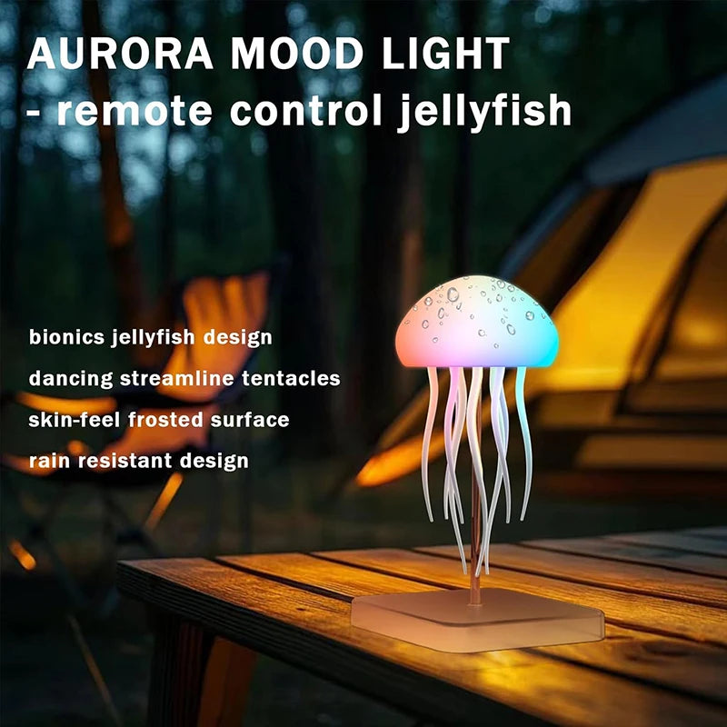 Jovial Jellyfish Lamp | RGB Gradient, USB Rechargeable