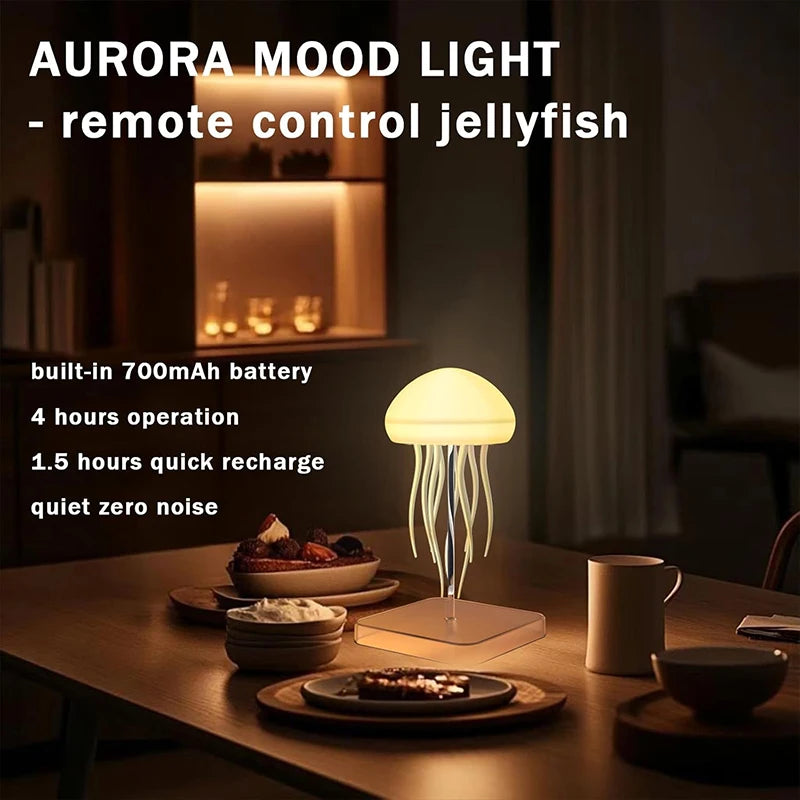 Jovial Jellyfish Lamp | RGB Gradient, USB Rechargeable