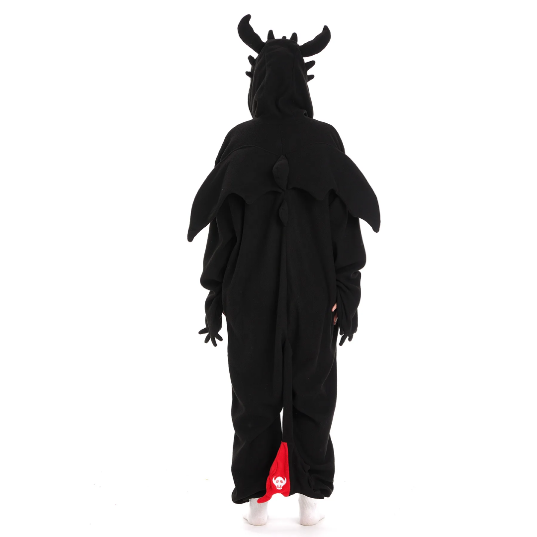 Kigurumi Pyjama Dragon Toothless pour Enfants et Adultes – Costume Confortable et Amusant