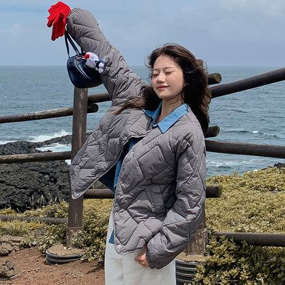 Kira Down Jacket | Boxy Short, Quilted Design