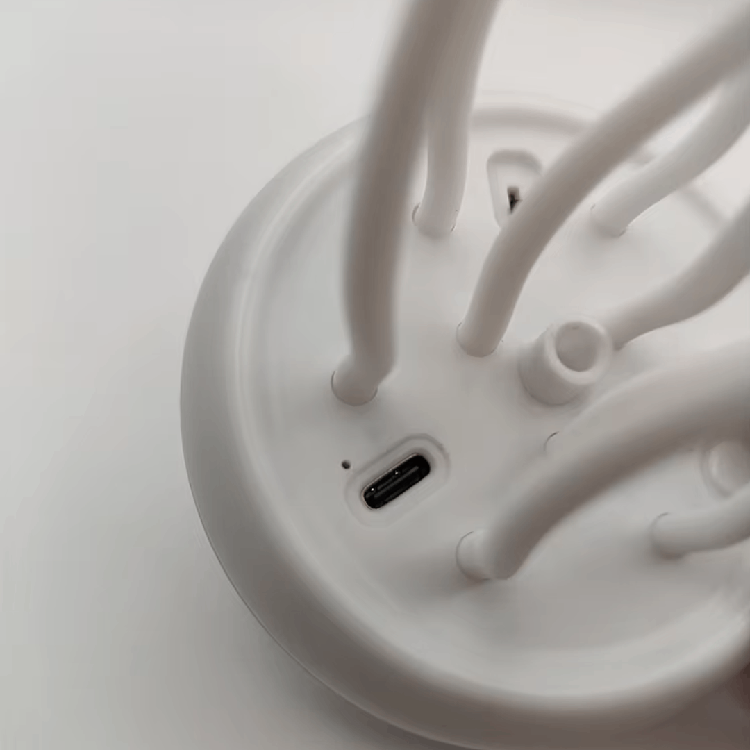 LED Jellyfish Lamp with Color-Changing RGB Lighting and Voice Control – Soothing Ambiance for Indoor Use