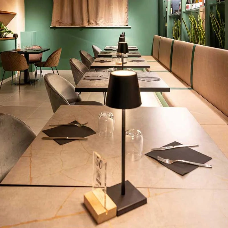 Rechargeable LED Table Lamp Wireless – 10 Colors, Touch Control, IP65 Waterproof for Indoor and Outdoor