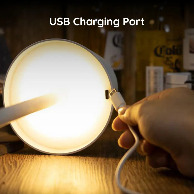 Lampe LED Rechargeable de Table Sans Fil à Contrôle Tactile – 10 Couleurs, Étanche IP65 pour Intérieur et Extérieur