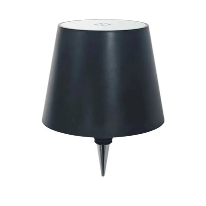 Wireless LED Table Lamp with Touch Control - Portable Rechargeable Lamp for Dinners and Parties, Creative Metal Design