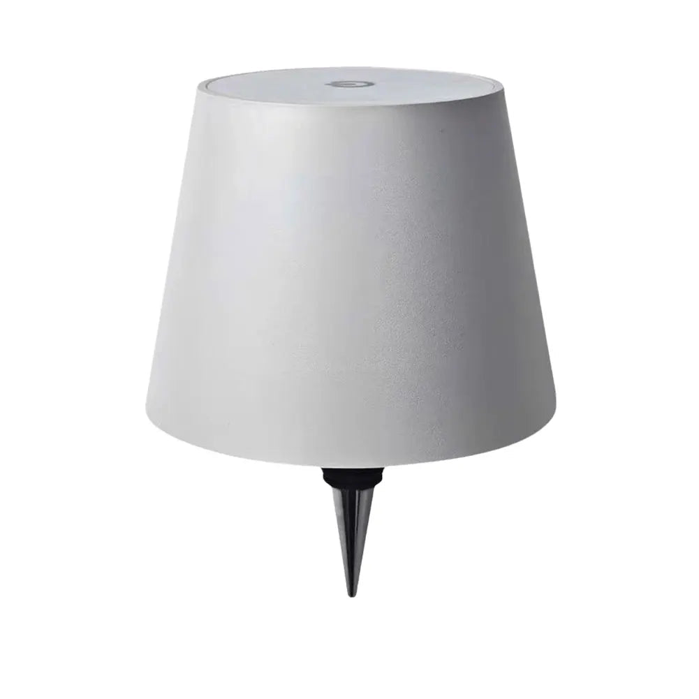Wireless LED Table Lamp with Touch Control - Portable Rechargeable Lamp for Dinners and Parties, Creative Metal Design