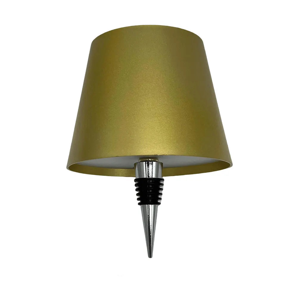 Wireless LED Table Lamp with Touch Control - Portable Rechargeable Lamp for Dinners and Parties, Creative Metal Design