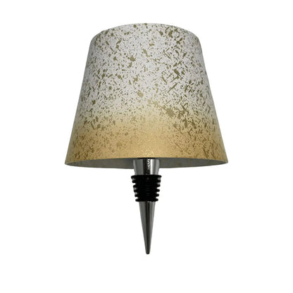 Wireless LED Table Lamp with Touch Control - Portable Rechargeable Lamp for Dinners and Parties, Creative Metal Design