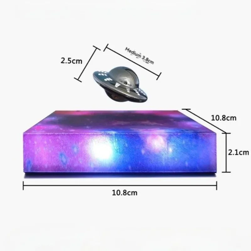 Lampe Maglev UFO Étoilé - Décoration de Bureau Rotative Colorée