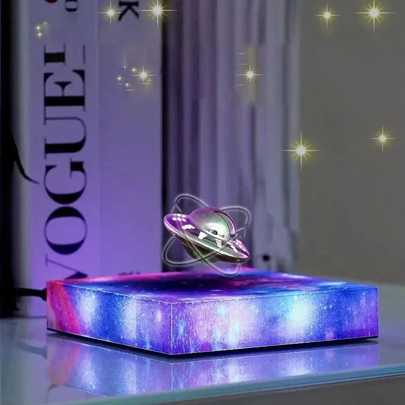 Lampe Maglev UFO Étoilé - Décoration de Bureau Rotative Colorée