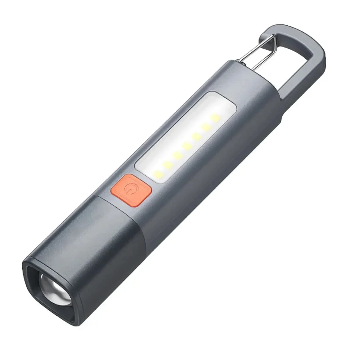 Lampe Torche Rechargeable Puissante avec Éclairage COB et Zoom Télescopique – Lampe de Poche Portable pour Camping et Randonnée