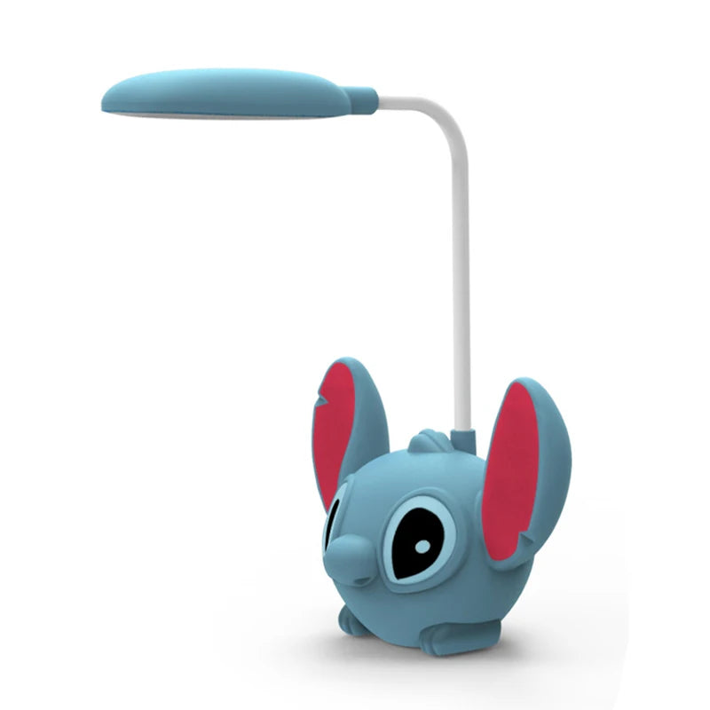 Lampe de Bureau LED Lilo et Stitch avec Taille-Crayon – Lampe de Nuit USB Réglable pour Enfants et Fans de Disney