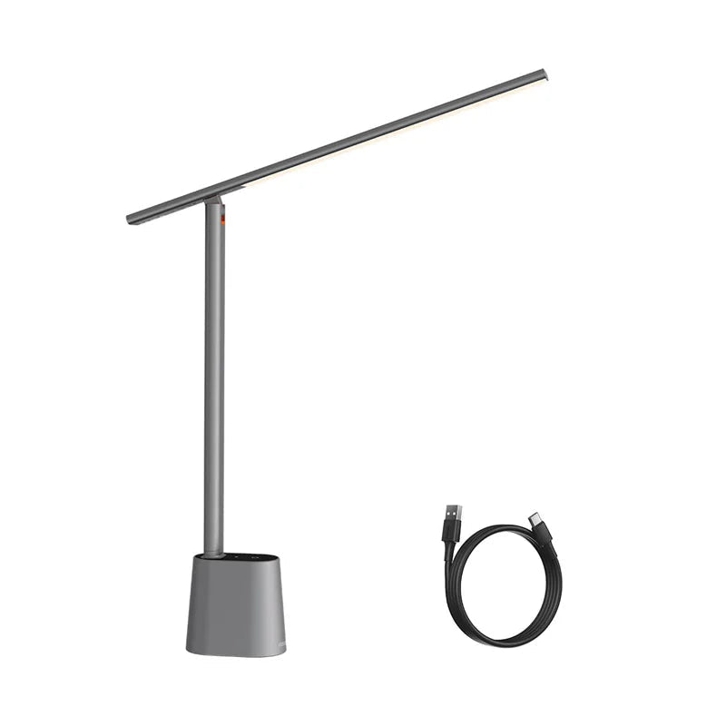 Lampe de Bureau LED Pliable et Dimmable avec Protection des Yeux – Éclairage Ajustable pour Études et Travail