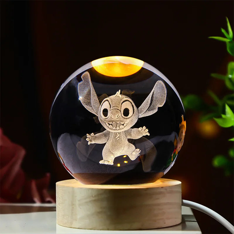 Mini 3D Kuromi Princess LED Bedside Lamp – Adorable Night Light for Children, Compact Desk Decoration