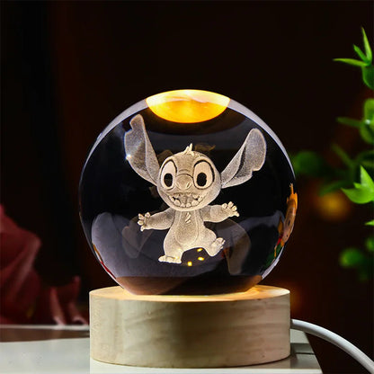 Mini 3D Kuromi Princess LED Bedside Lamp – Adorable Night Light for Children, Compact Desk Decoration