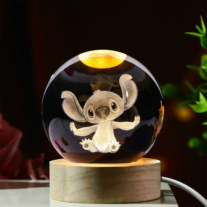 Mini 3D Kuromi Princess LED Bedside Lamp – Adorable Night Light for Children, Compact Desk Decoration