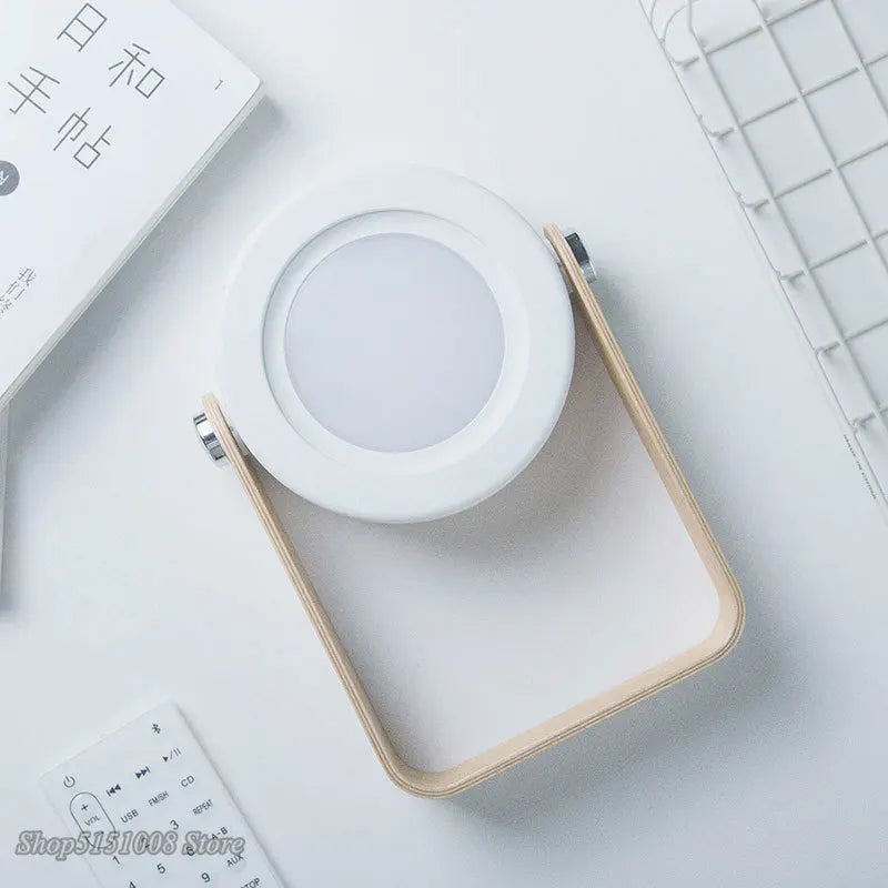 Lampe de Lecture LED Pliable avec Poignée en Bois – Lampe pour Lire Rechargeable par USB et Portable
