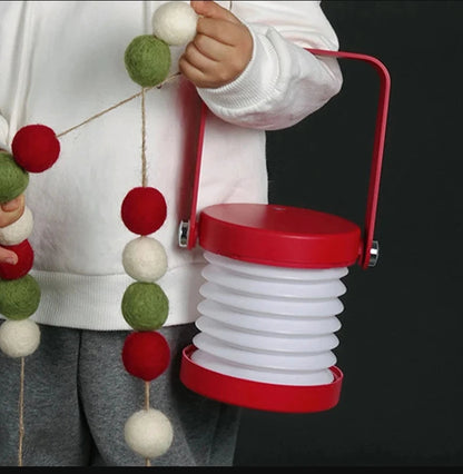 Foldable LED Reading Lamp with Wooden Handle – USB Rechargeable and Portable Reading Lamp