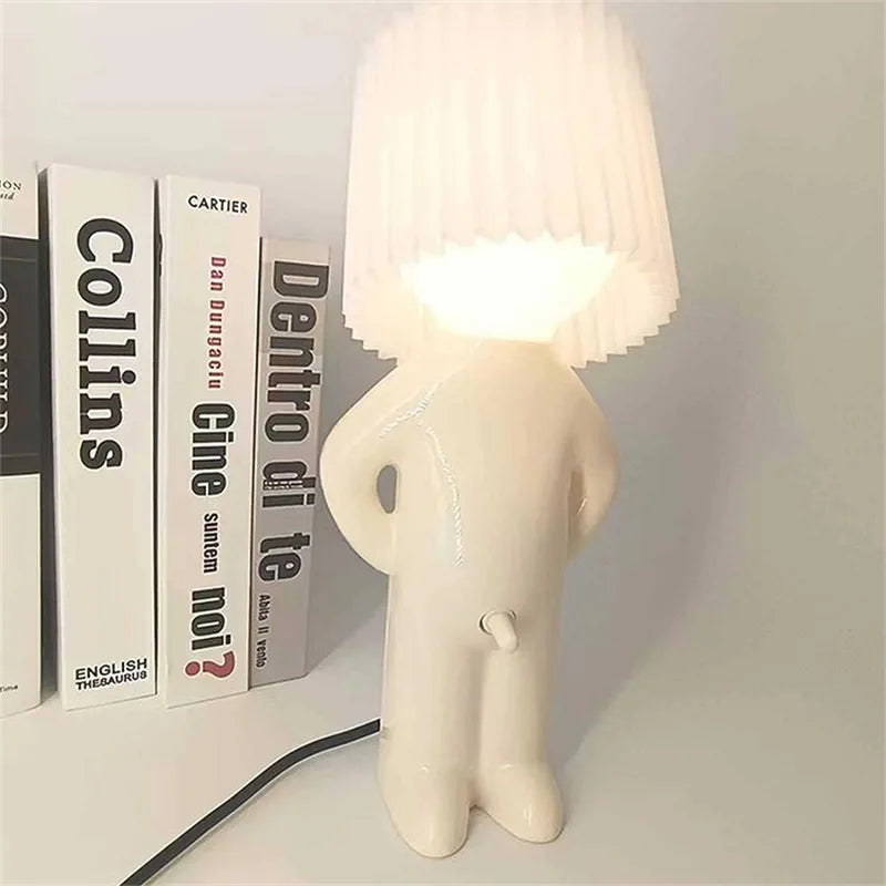 Lampe de Table Créative pour Enfants avec Lumière LED Douce - Design Unique en Plis