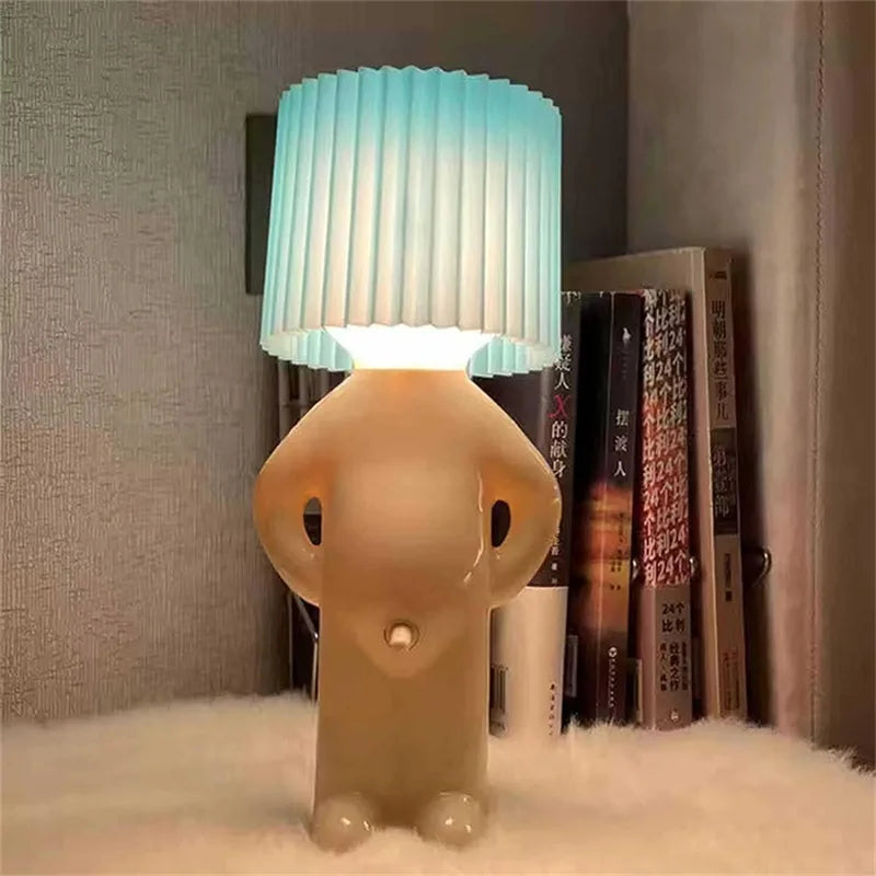 Lampe de Table Créative pour Enfants avec Lumière LED Douce - Design Unique en Plis