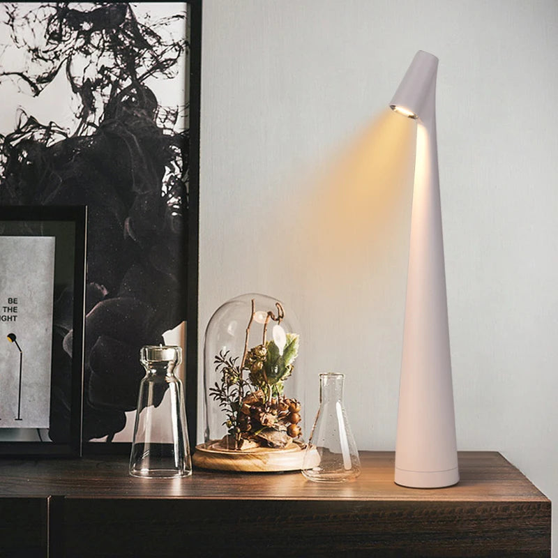 Lampe de Table Tactile Dimming Élégante pour Chambre et Salon – Éclairage Personnalisable, Design Moderne, 30 cm