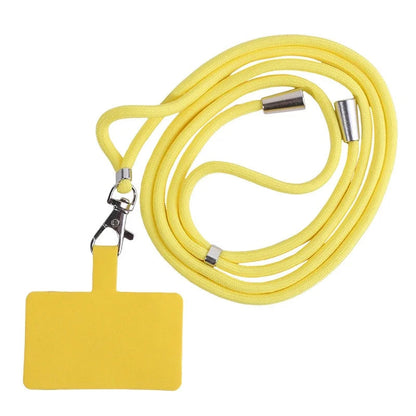 Sangle de téléphone amovible et réglable avec porte-cartes et mousqueton – 13 couleurs disponibles