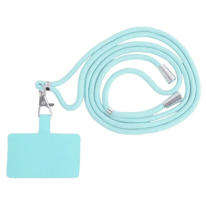 Sangle de téléphone amovible et réglable avec porte-cartes et mousqueton – 13 couleurs disponibles