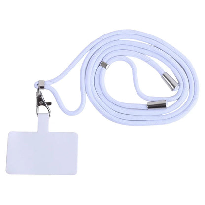 Sangle de téléphone amovible et réglable avec porte-cartes et mousqueton – 13 couleurs disponibles