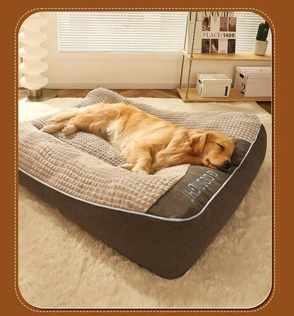 Soft Velvet Chenille Bed for Dogs – Comfortable and Elegant Cushion
