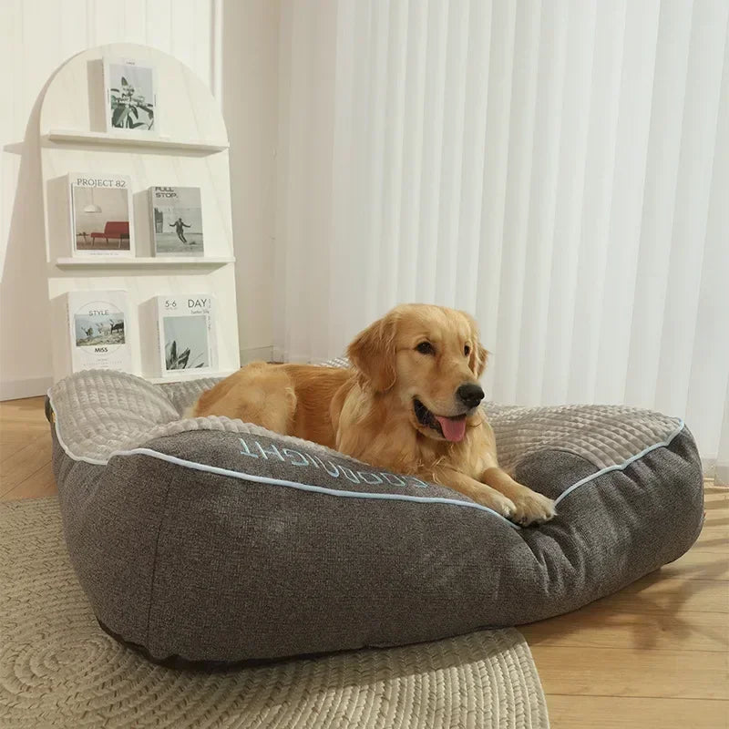 Soft Velvet Chenille Bed for Dogs – Comfortable and Elegant Cushion