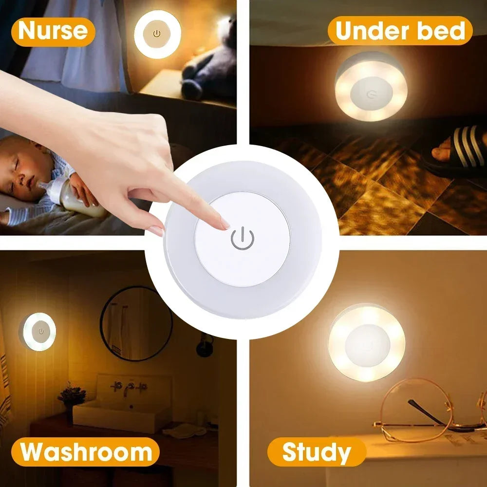 Luma Night Light | USB Rechargeable, Touch Switch