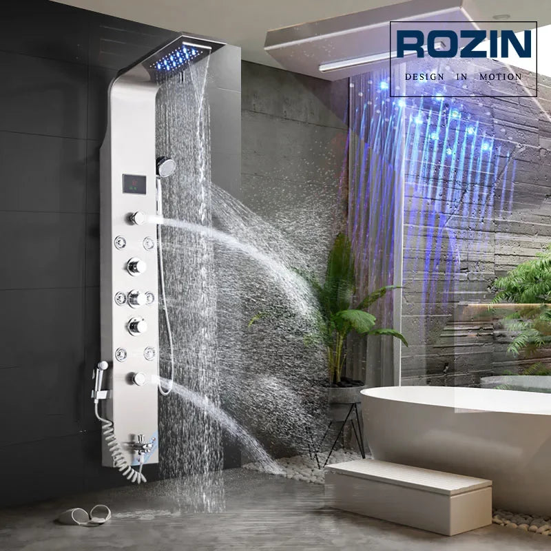 Luma Shower Panel | Intelligent LCD with 6 Modes