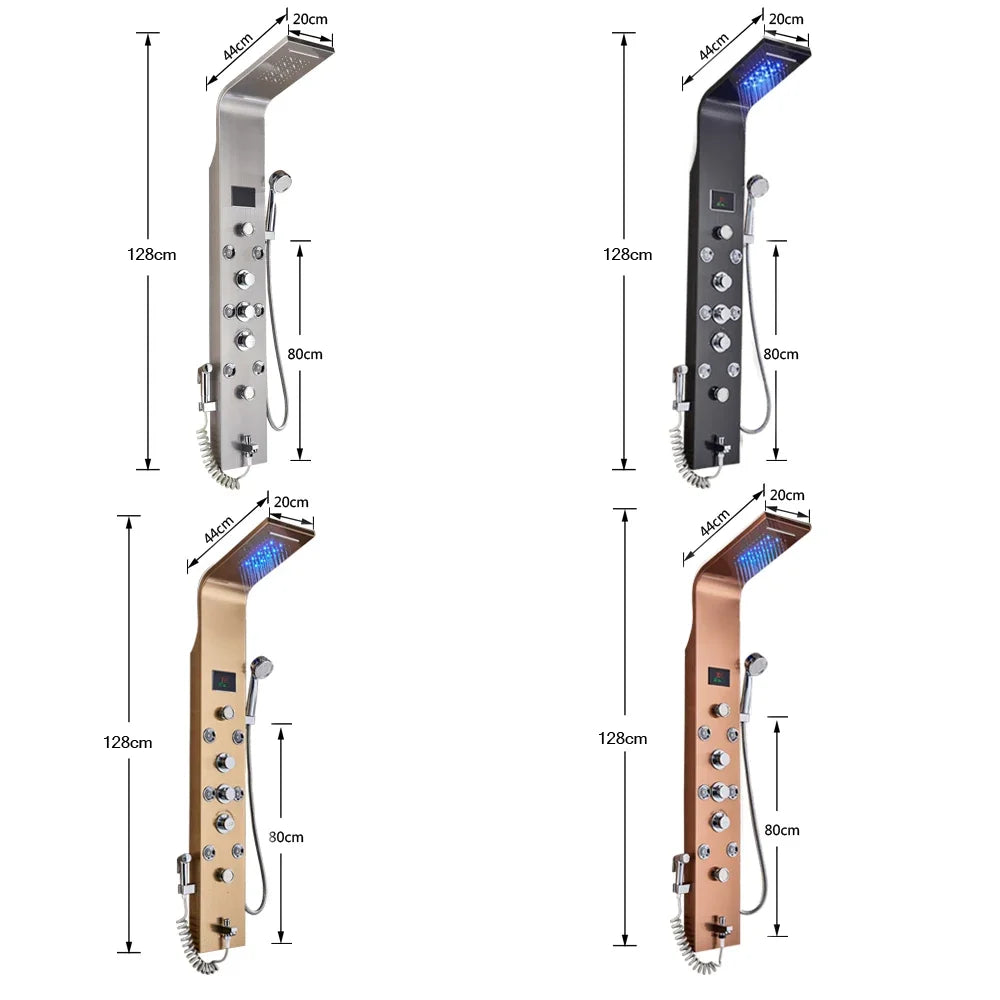 Luma Shower Panel | Intelligent LCD with 6 Modes