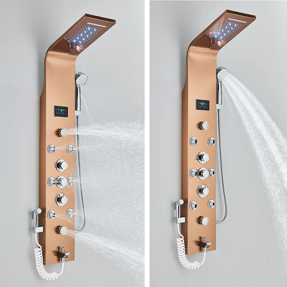 Luma Shower Panel | Intelligent LCD with 6 Modes