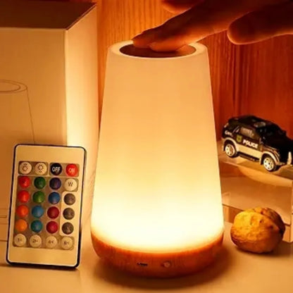 Luma Touch Lamp | USB Rechargeable, Dimmable, 13 RGB Colors