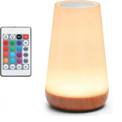 Luma Touch Lamp | USB Rechargeable, Dimmable, 13 RGB Colors