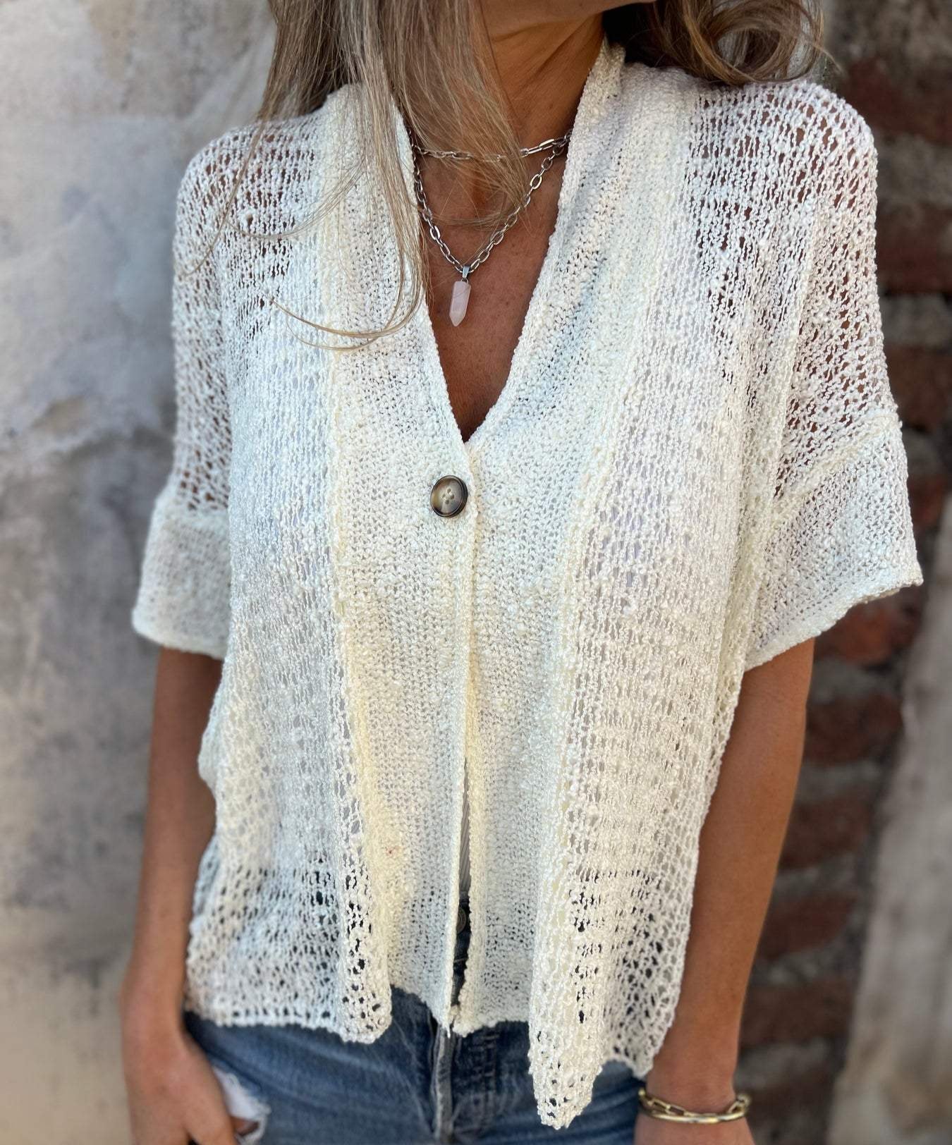 Luna Cardigan | Lightweight Summer Layer