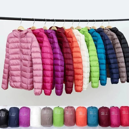 Luna Down Jacket | Hooded, Packable Travel