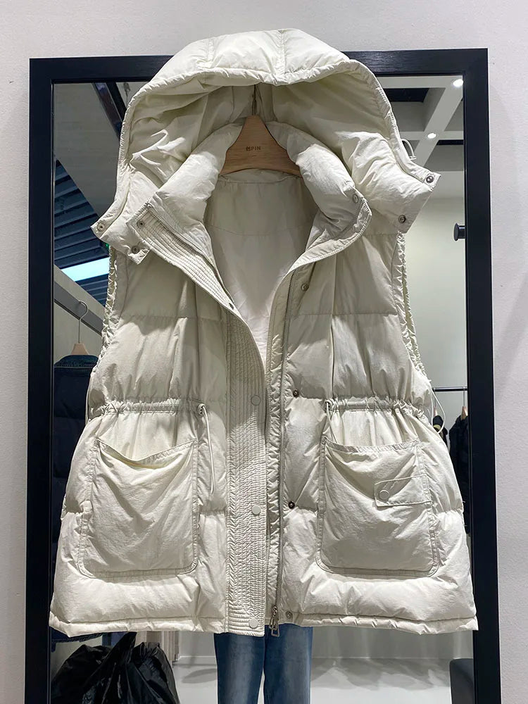 Luna Down Vest | Hooded, Lightweight