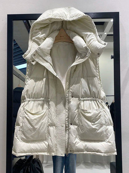 Luna Down Vest | Hooded, Lightweight