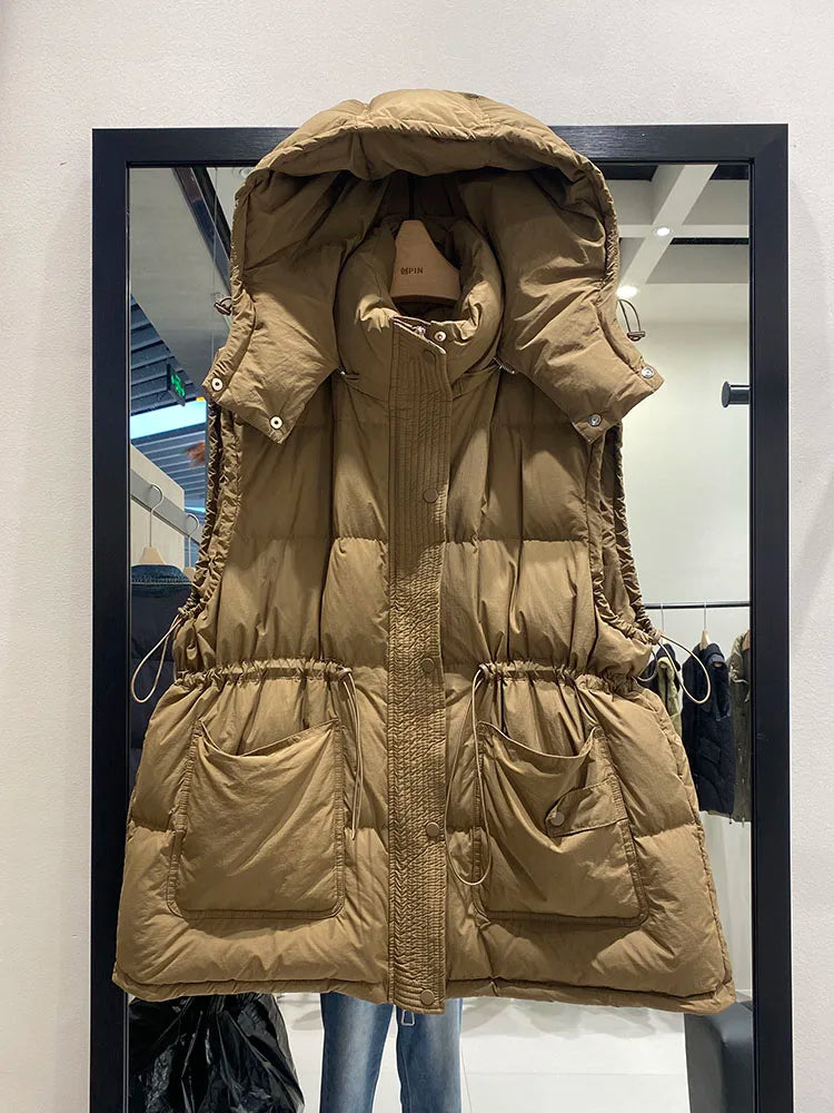 Luna Down Vest | Hooded, Lightweight