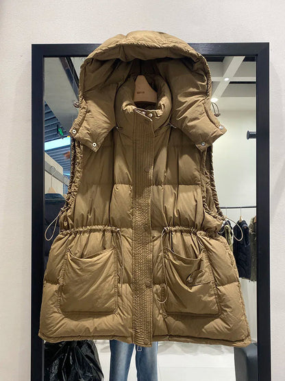 Luna Down Vest | Hooded, Lightweight