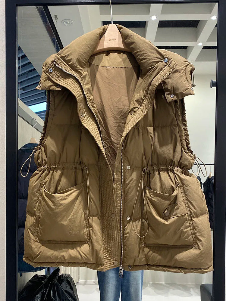 Luna Down Vest | Hooded, Lightweight