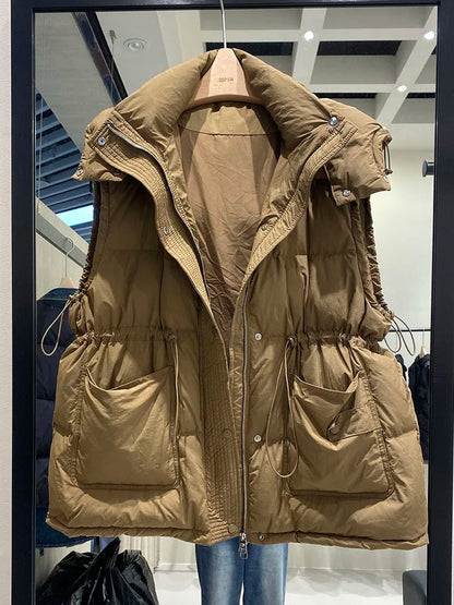 Luna Down Vest | Hooded, Lightweight