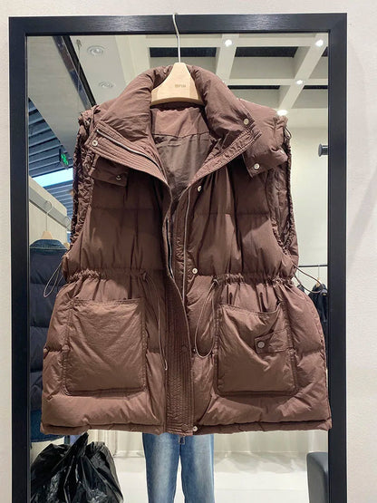 Luna Down Vest | Hooded, Lightweight